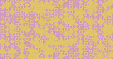 Abstract Color Halftone Dots generative art background illustration