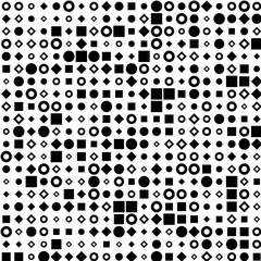Abstract Color Halftone Dots generative art background illustration