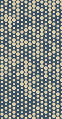 Abstract Color Halftone Dots generative art background illustration