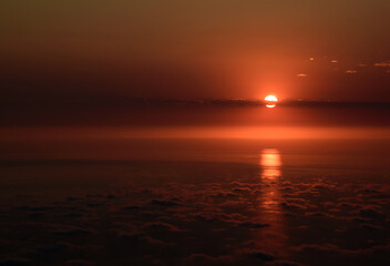 sunrise over the sea