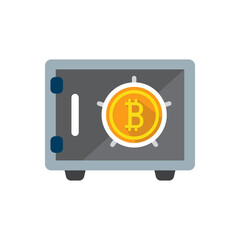 Bitcoin safe icon
