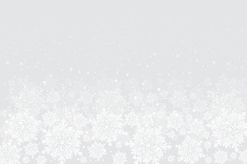 Vector card for Christmas, New Year, snowflakes