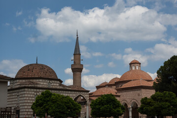 Fototapeta na wymiar a historic mosque and soup kitchen in Iznik, Turkey - 