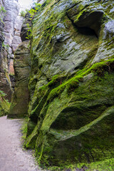 Adršpach-Teplice Rocks in northeastern Bohemia, Czech Republic.