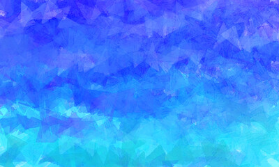 青の爽やかな水彩のグラデーション
