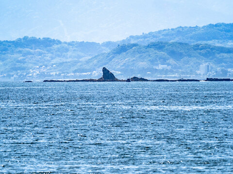Chigasaki symbol Eboshi as seen from Enoshima