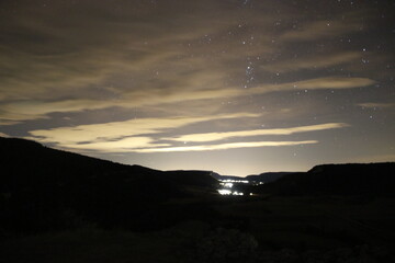 Night sky full of stars