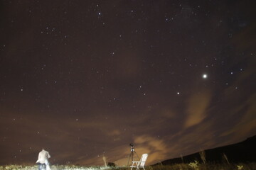 Night sky full of stars