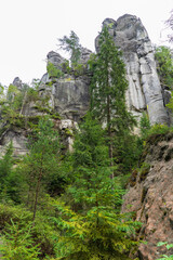 Adr&scaron;pach-Teplice Rocks in northeastern Bohemia, Czech Republic.