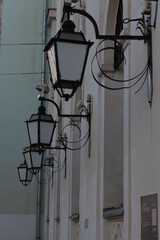 street lamp on the street