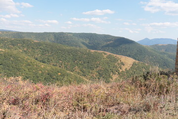 Fototapeta na wymiar view of the mountains of Gelendzhik