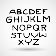 Black Marker Font