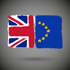 Brexit referendum UK (United Kingdom or Great Britain or England) withdrawal from EU (European Union)