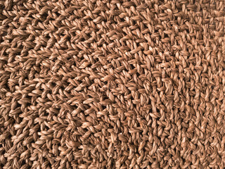 Beige rustic wicker texture background 