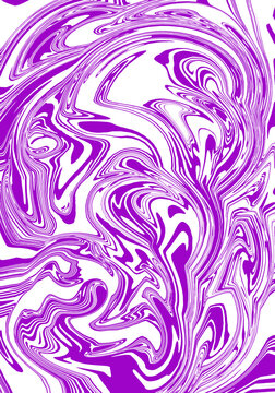 Fantasmas violetas sobre fondo blanco