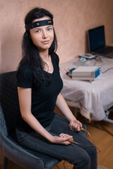 patient use bioresonance therapy in alternative medicine