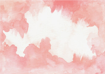 Watercolor pink abstract texture background