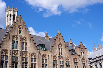 Fototapeta premium Façades de la ville de Bruges