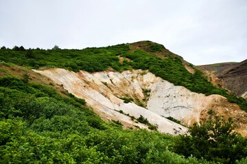 The view of a mountain in Miyagi.