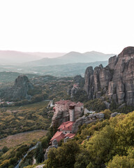 Fototapeta na wymiar Meteora Monasteries, Trikala, Thessaly, Greece.
