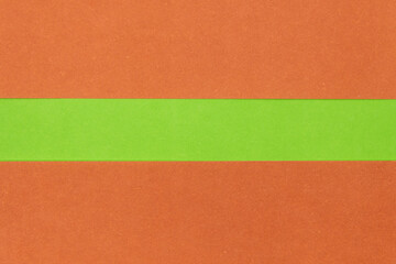 Fototapeta premium Green and Orange coloured paper background
