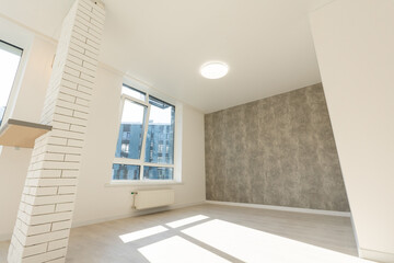New empty small room in renovated home
