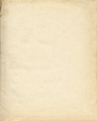 Old paper texture. Rough faded surface. Blank retro page. Empty place for text. Perfect for background and vintage style design.