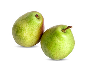 pears isolated on white background