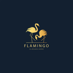 Flamingo logo design