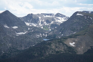 Alpine view on Trail Ridge Road, Rocky Mountain NP, Colorado, US