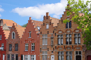 Fototapeta na wymiar Façade de Bruges