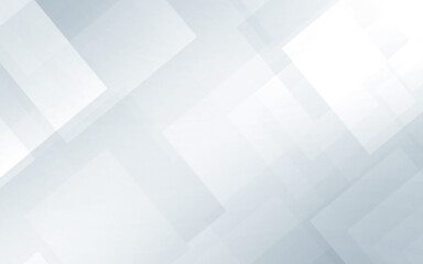 Abstract blue white and gray polygon square pattern gradient background. with space for concept design Technology and modern. 3d render illustration.