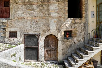 Fototapeta na wymiar Le vie dell'Abruzzo a Castel di Sangro