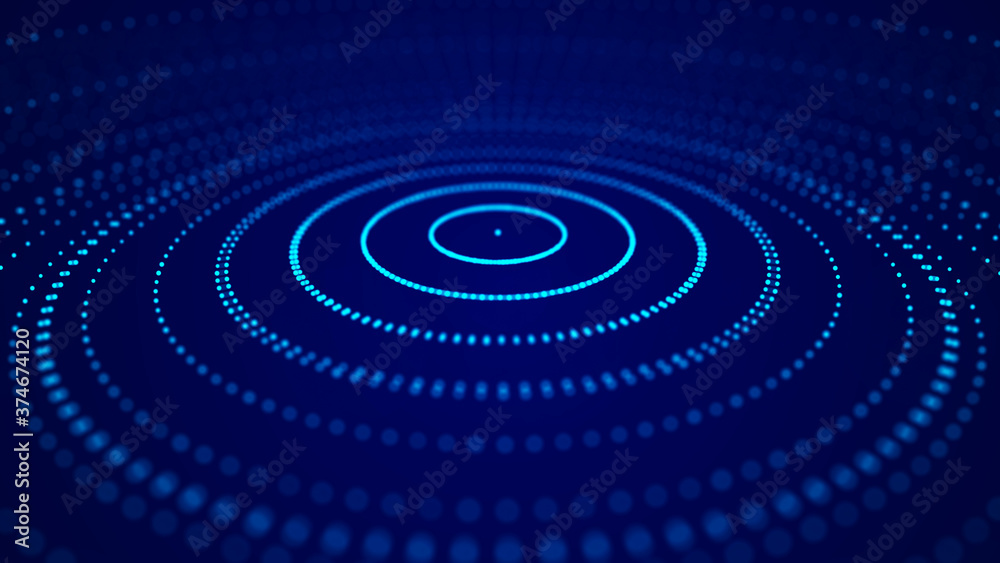 Poster abstract background with connecting dots and lines. futuristic particles background. big data visual