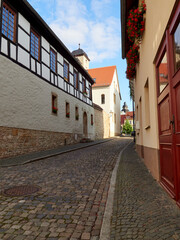 Stadtansicht Zeitz, Burgenlandkreis, Sachsen-Anhalt, Deutschland