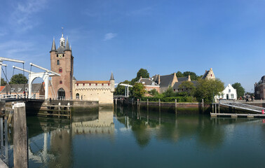 The historic city gate of Zierikzee