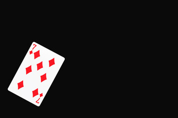 トランプ　ダイヤ　7　素材