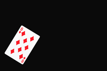 トランプ　ダイヤ　8　素材