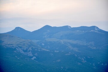 Obraz premium mountains in the snow