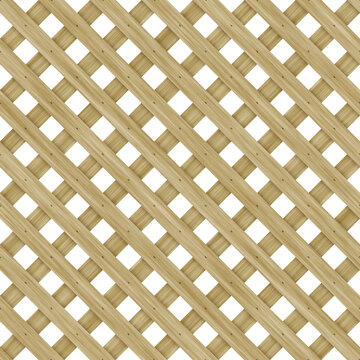 seamless isolated wooden lattice texture