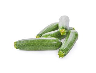zucchini isolated on white background