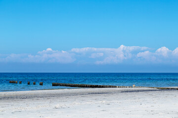 Fototapeta premium Beach at the Baltic Sea in Germany