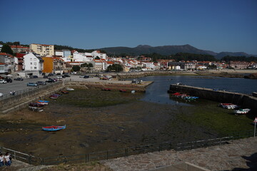 Fototapeta na wymiar Palmeira, coastal village of Galicia,Spain. 