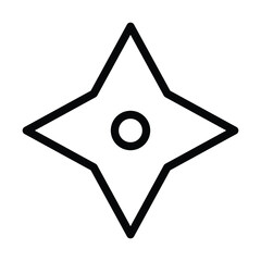 star black color of the flat simple icon. Web apps security Kit illustration vector of the mobile application. The modern style of design. Line single minimalistic sign