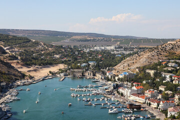 Fototapeta na wymiar panoramic view of Balaclava
