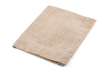 bag Sackcloth isolated on white background.
