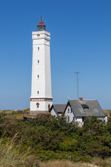 Fototapeta na wymiar Leuchtturm von Blavand