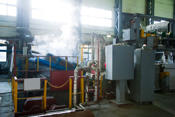 Contemporary large aluminum foundry