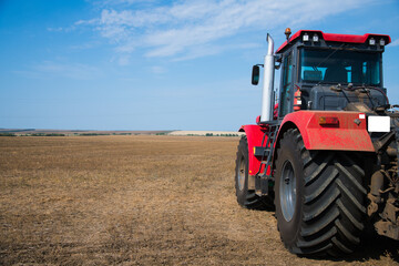 Agricultural tillage in spring