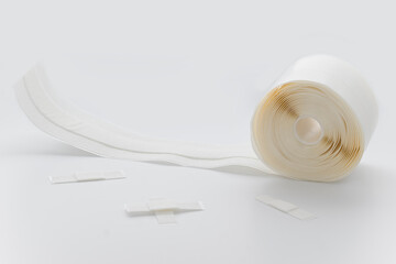 White long plaster with wound dressing